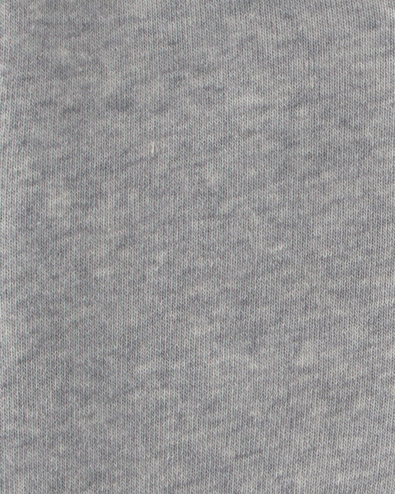 Baby Boy Bear Fleece Zip-Up Hoodie - Grey - Image 2