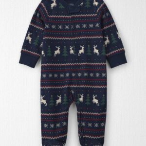 Baby Organic Cotton Fair Isle Sleepers