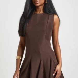 Fit & Flare Tailored Mini Dress