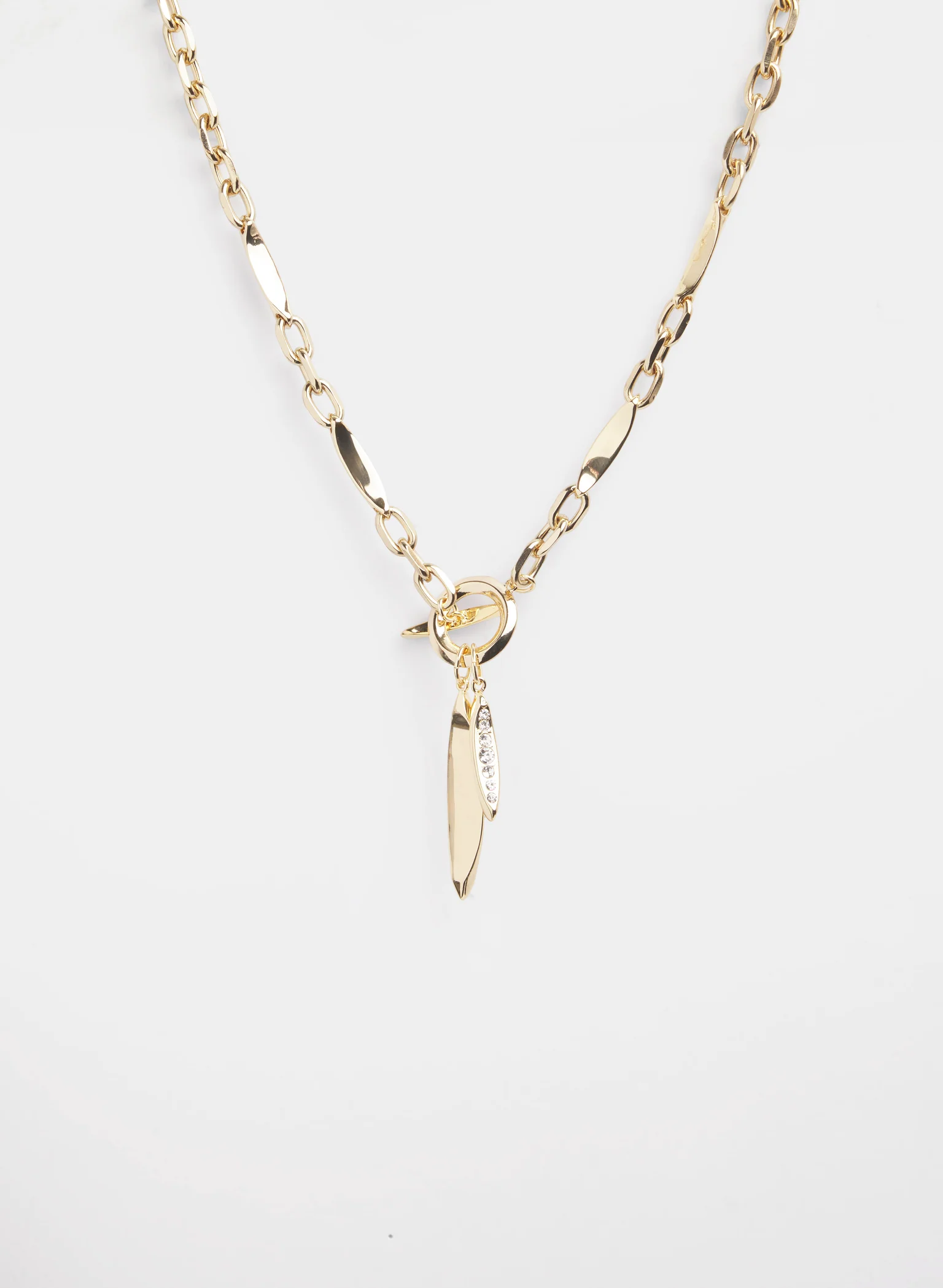 Cable Chain Pendant Necklace