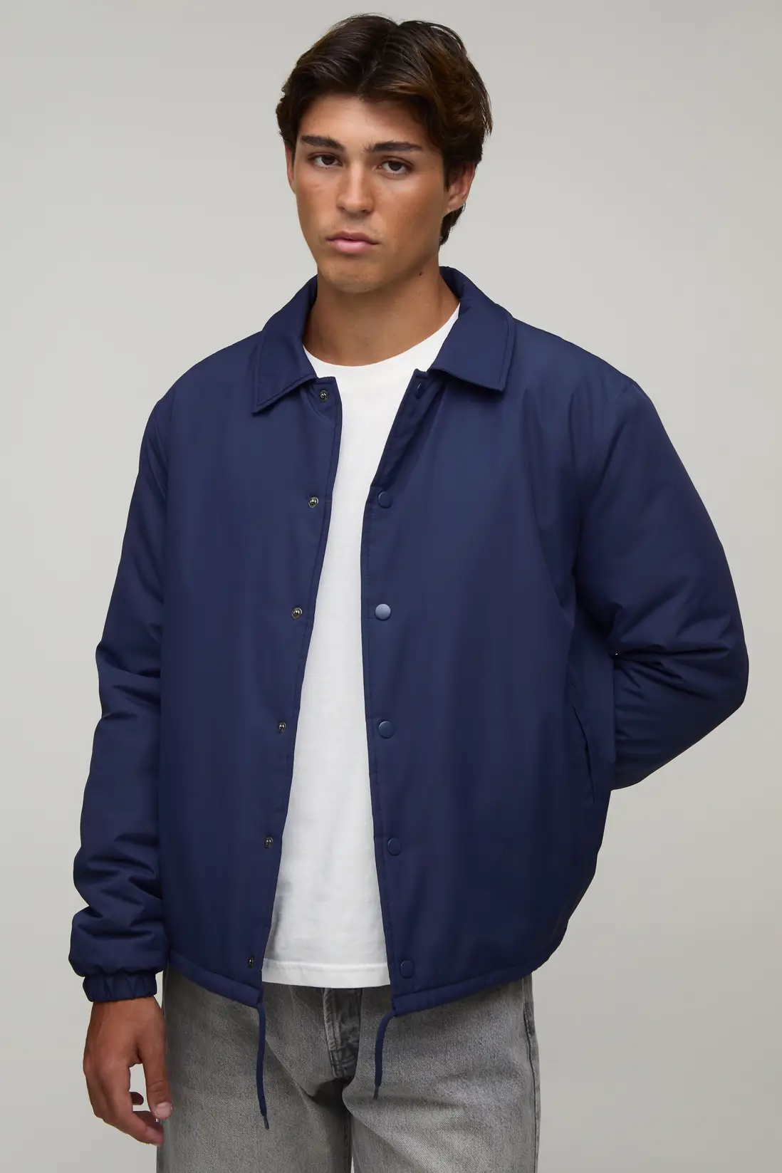 Padded Collared Coach Jacket