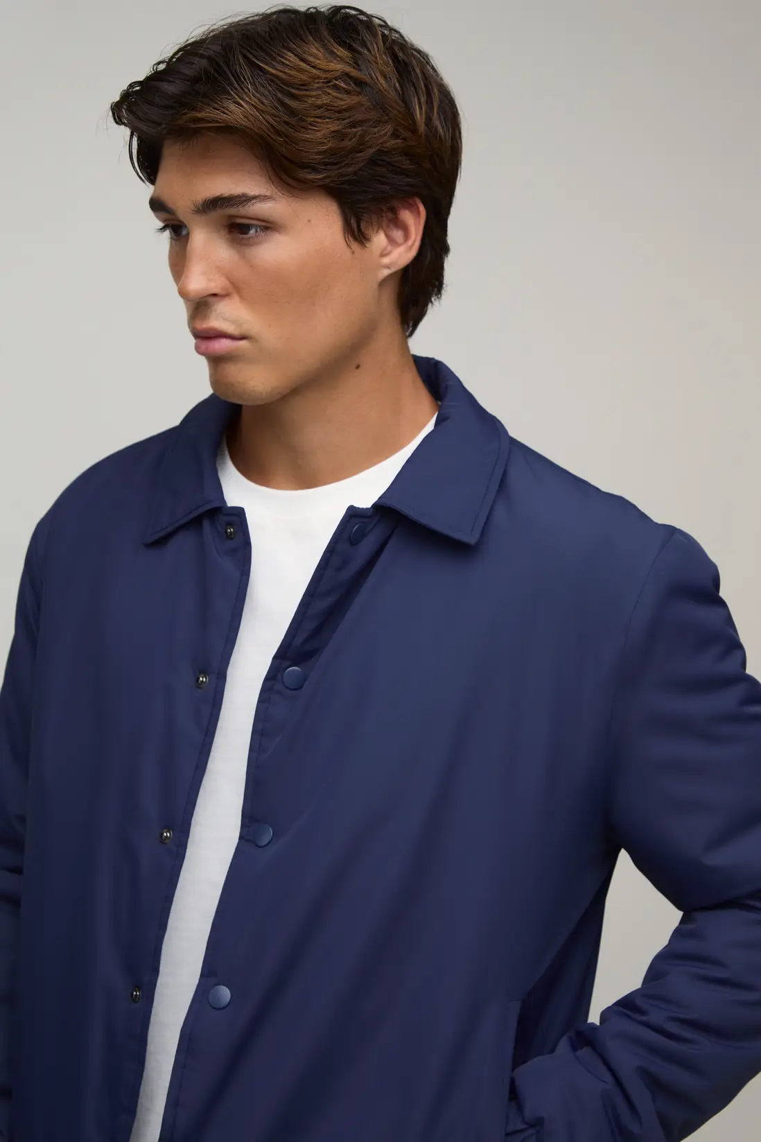 Padded Collared Coach Jacket - Image 3