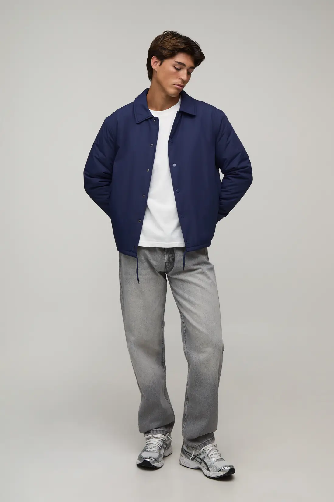 Padded Collared Coach Jacket - Image 4