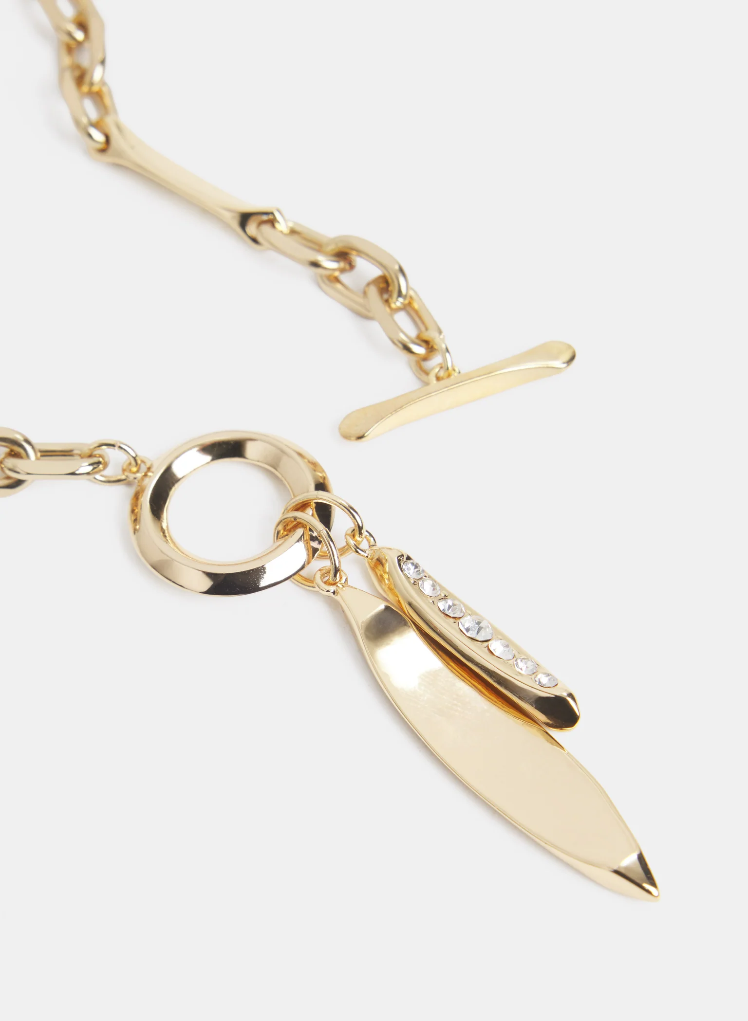 Cable Chain Pendant Necklace - Image 2